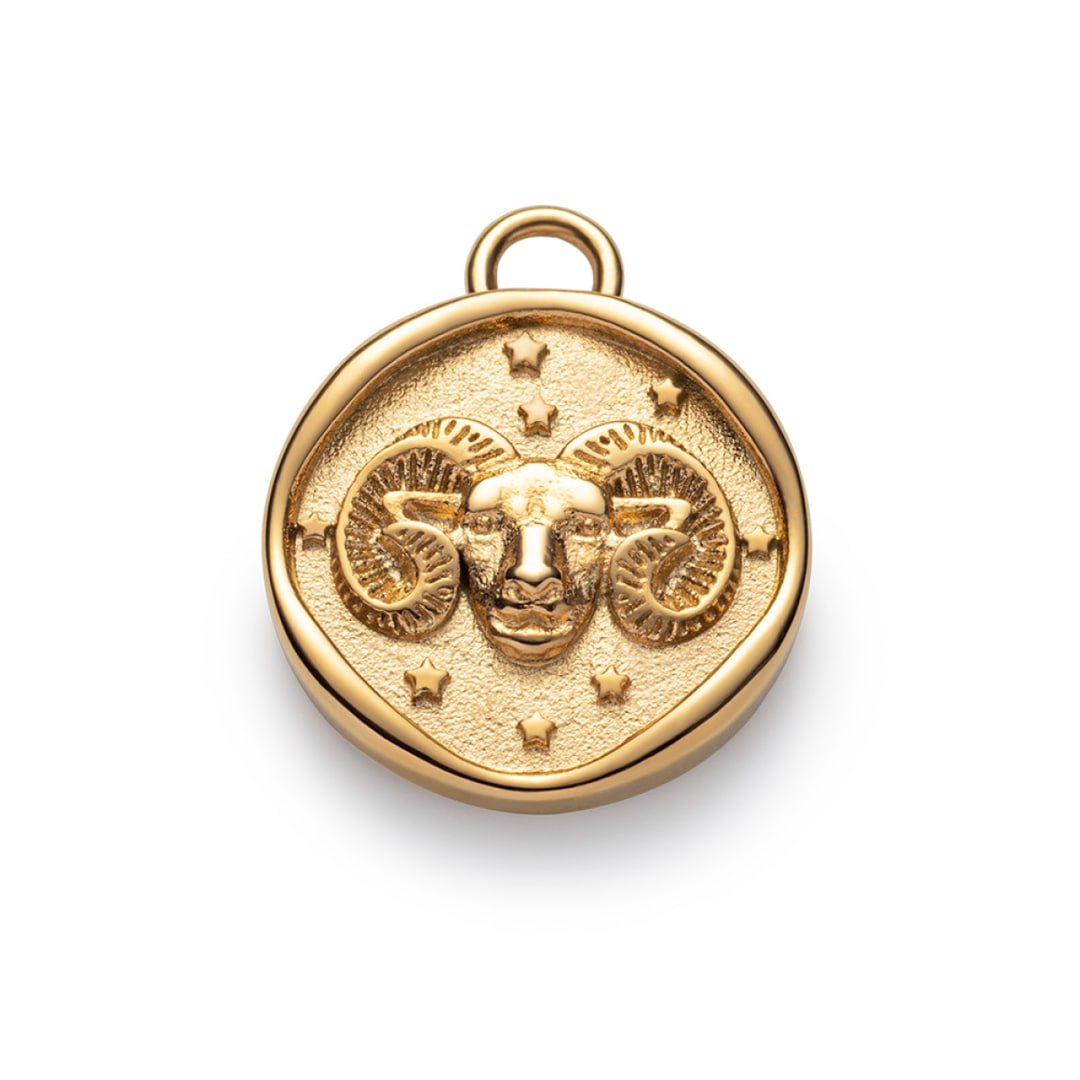 Paul Hewitt Aries Charm Goldig