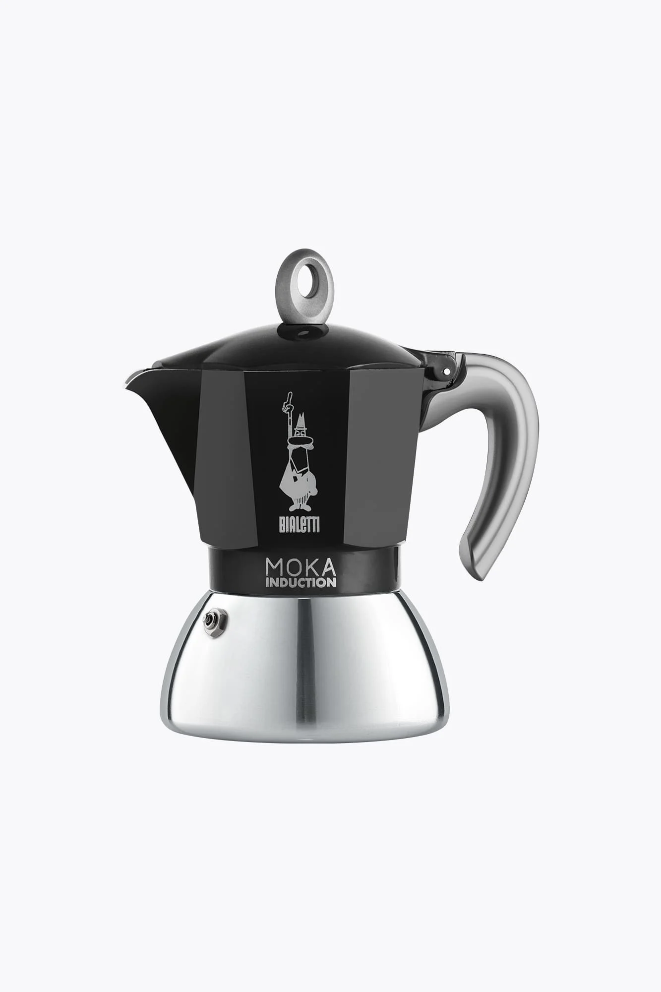 Bialetti Espressokocher New Moka Induction 4 Tassen Schwarz