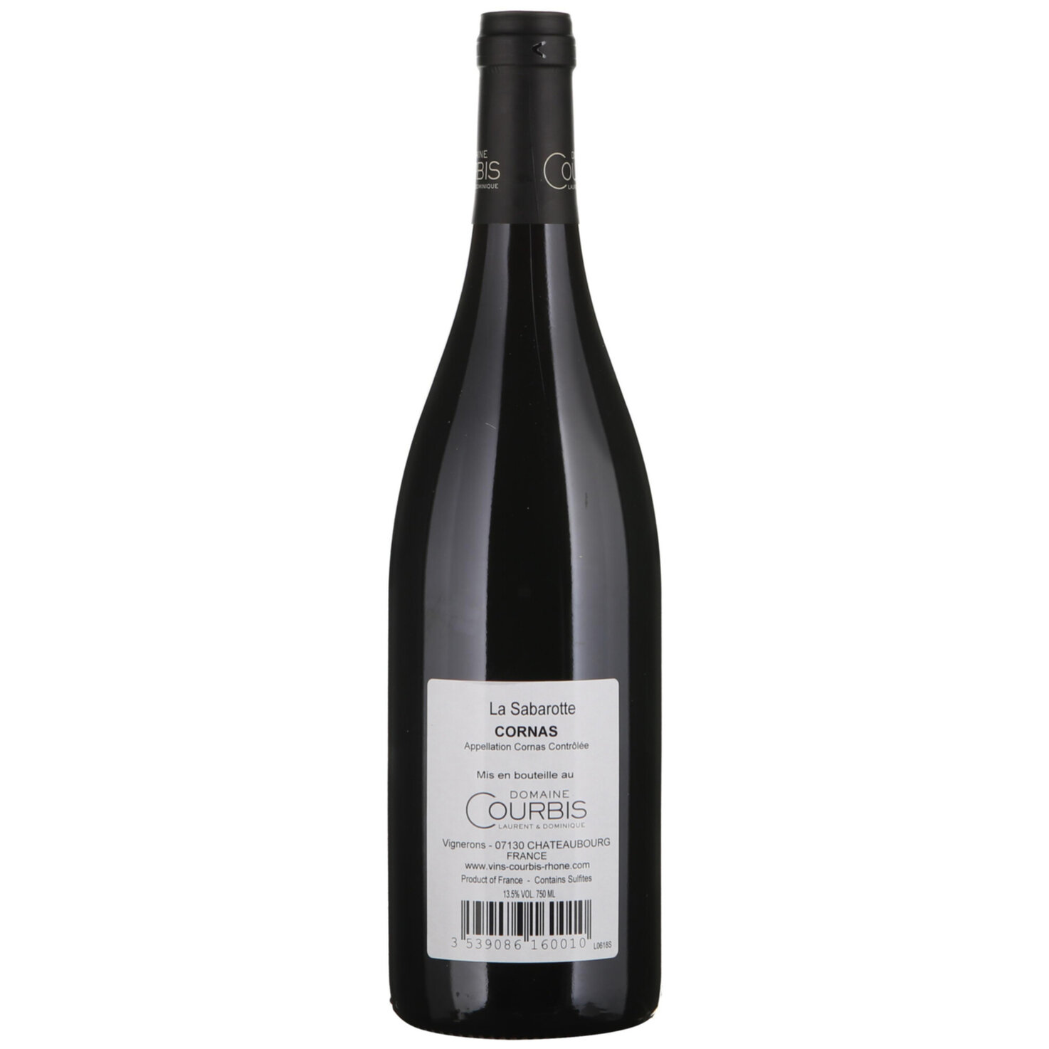 Cornas AOP La Sabarotte, Courbis -75cl