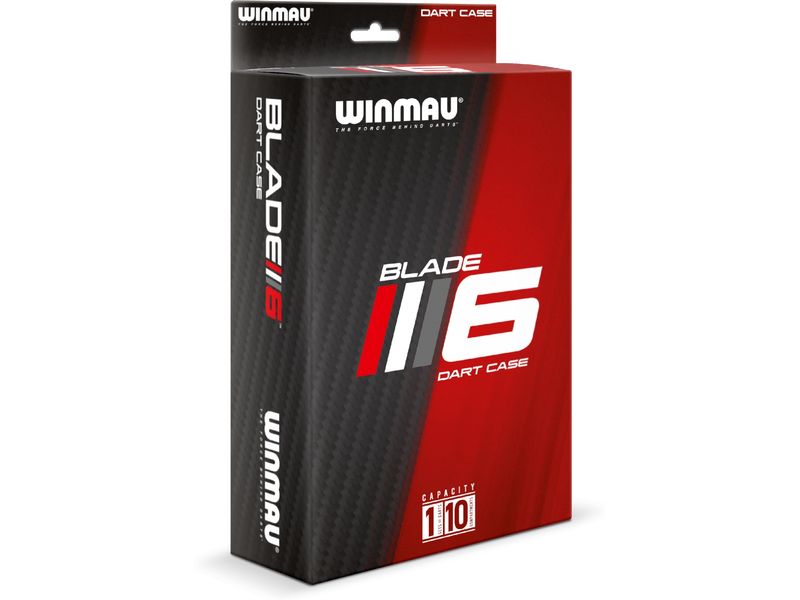 Winmau Darttasche Blade 6 Schwarz Stilvolles Dart-Etui