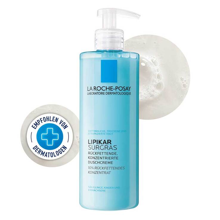 La Roche-Posay Lipikar Surgras Duschcreme, 400 ml