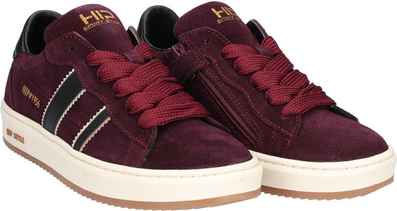 Hip - H1102 - Lage Sneaker - Bordeaux