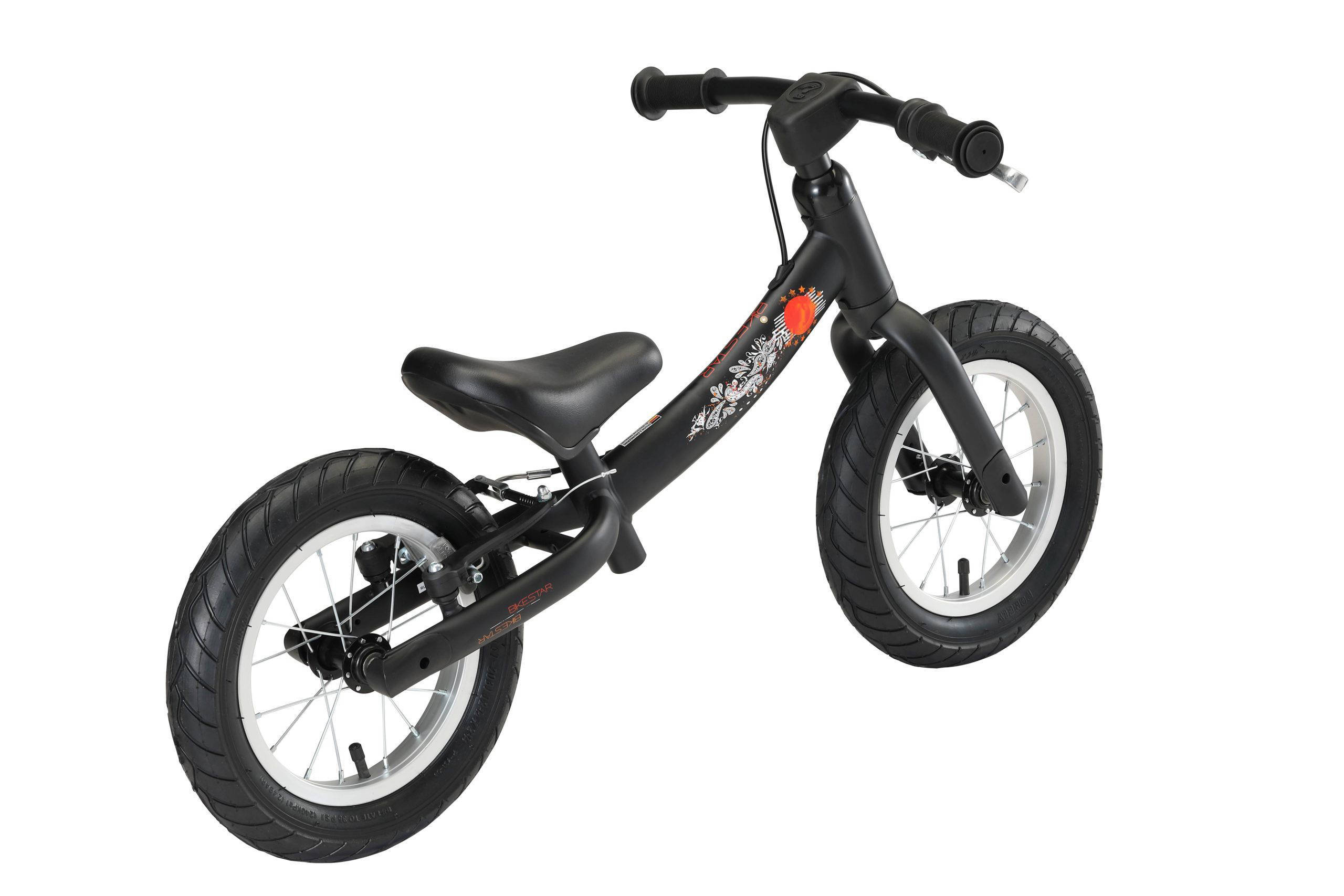 BikeStar Sport, meegroei loopfiets, 12 inch, zwart
