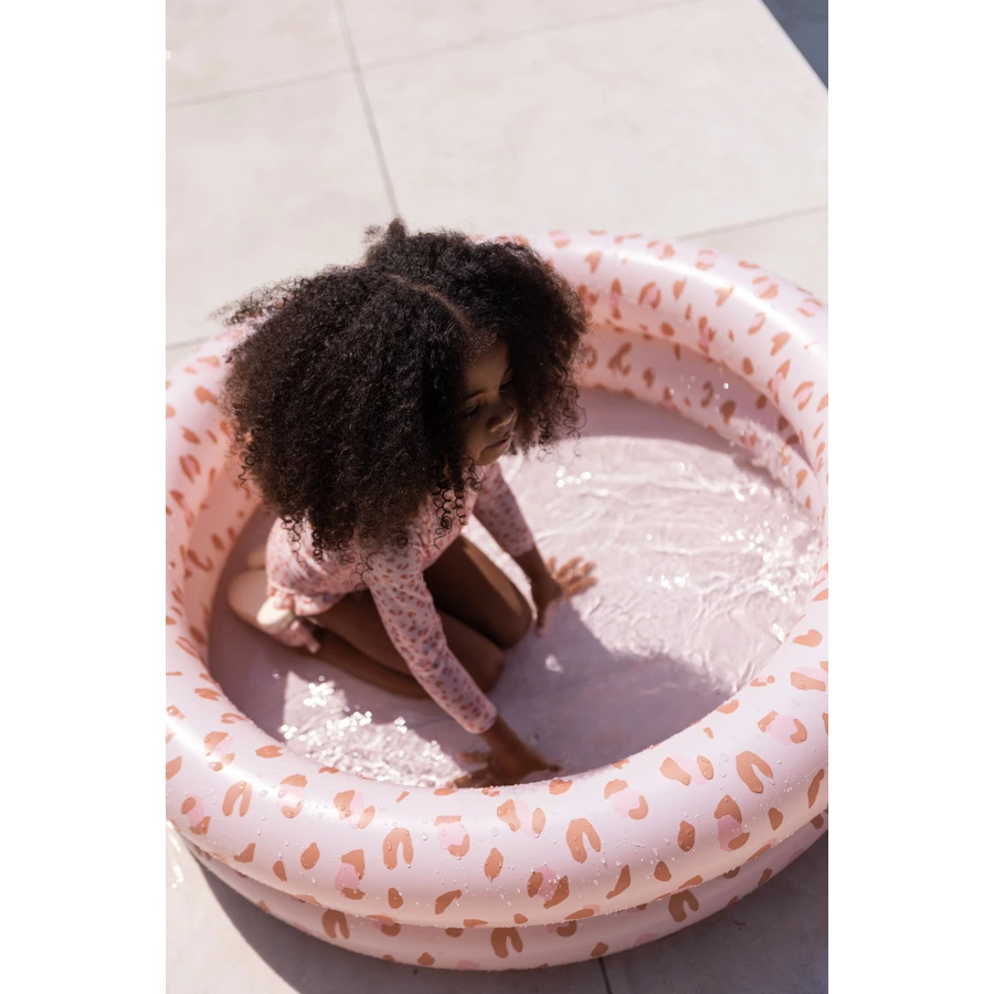 Swim Essentials Printed Children's Pool 100 cm Old Pink Leopard