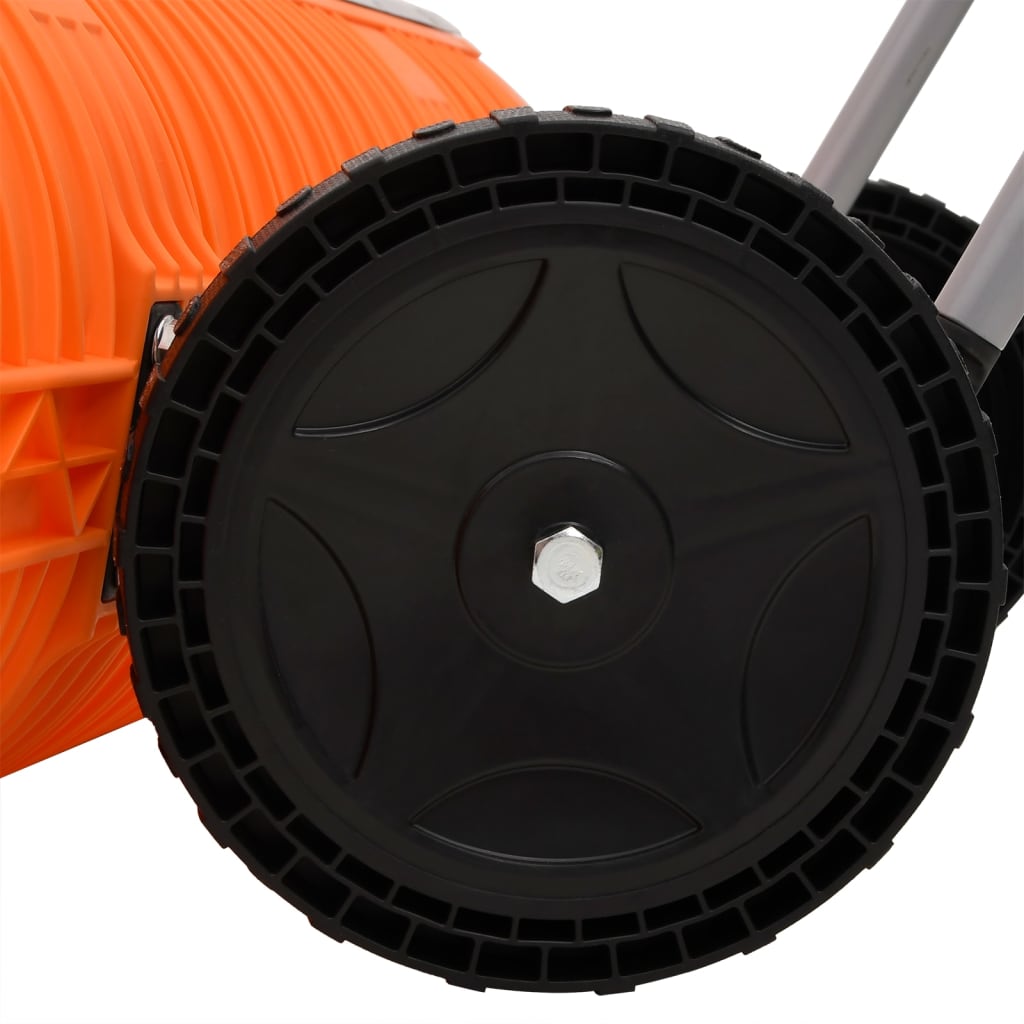 Pelle à neige avec poignée extensible orange 96cm lame en acier