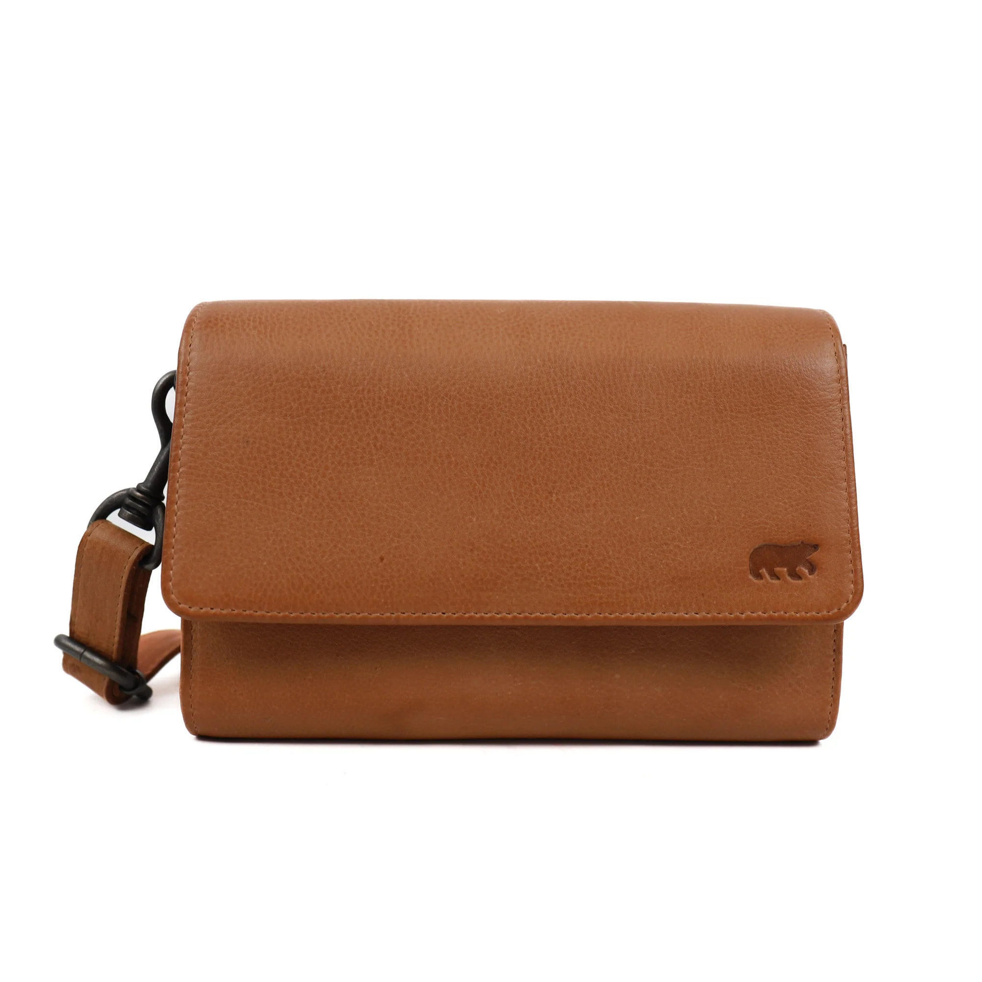 Bear Design Callisto Pelle Clutch/ Schoudertas Elly Taupe CP8042