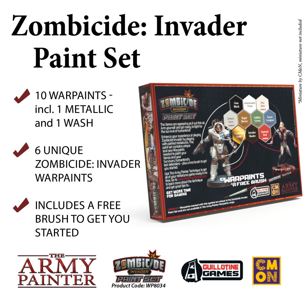Zombicide: Invader Paint Set