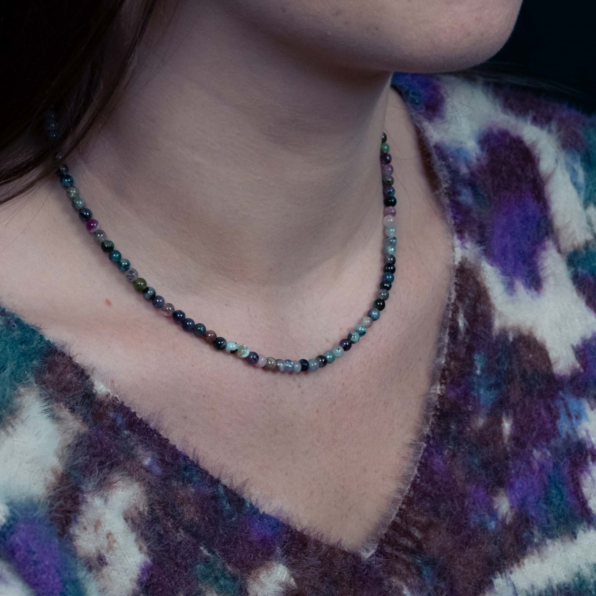 Collier Serena en pierres Tourmaline