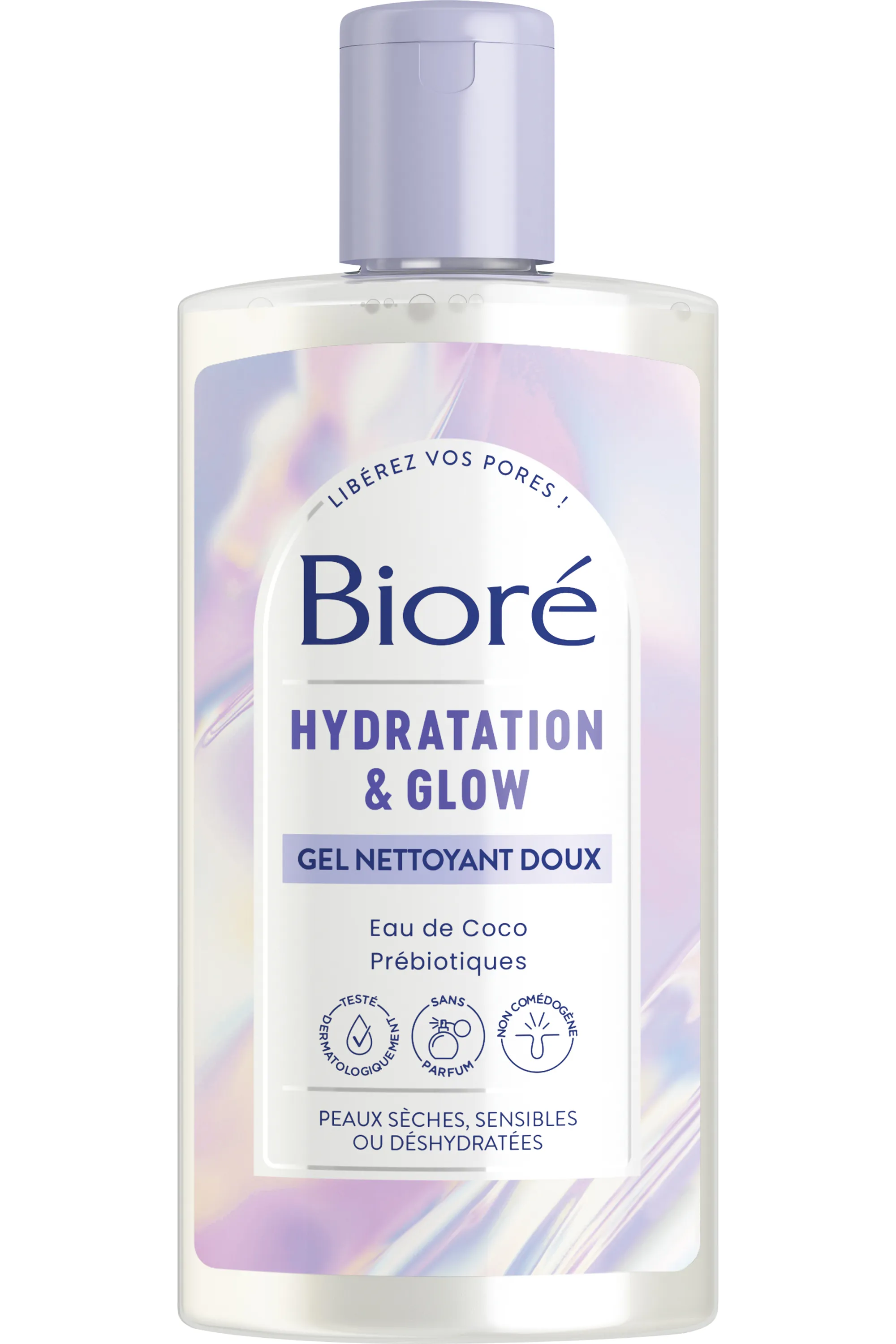 Bioré Gel nettoyant doux Hydratation & Glow-200 ml