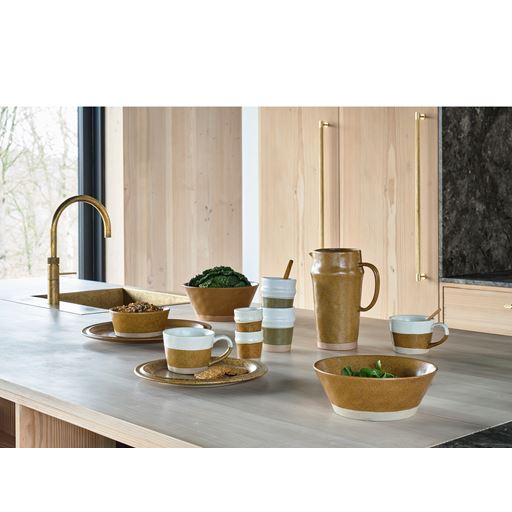 Villa Collection Evig 2-pak Espressokop, Brown/Cream, 10 cl