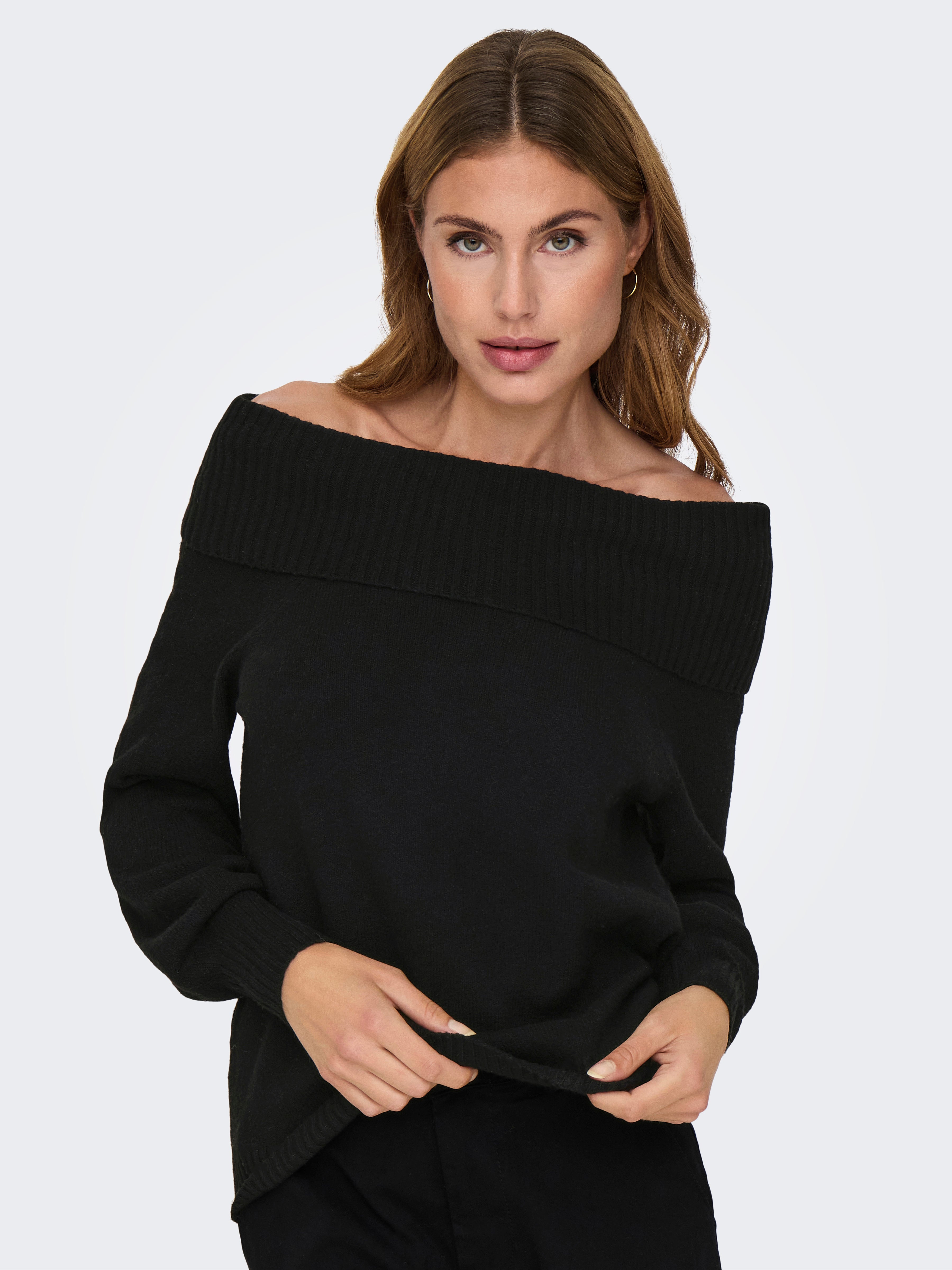 ONLJEANETT Strickpullover Black