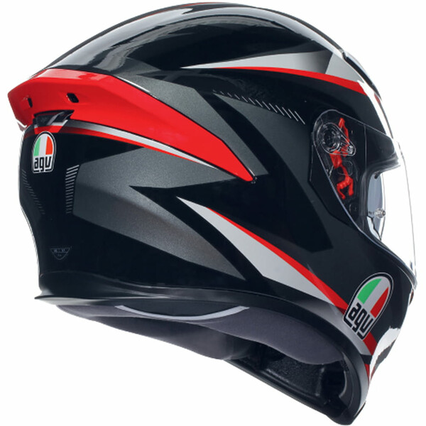 AGV - Casque K5 S Plasma Noir / Gris / Rouge