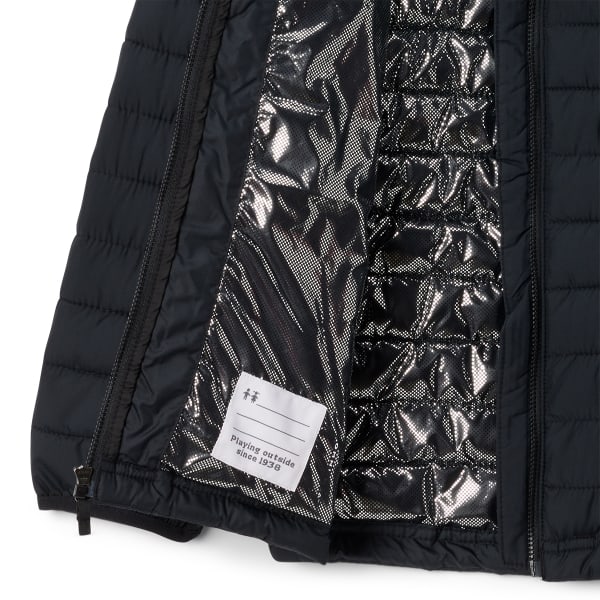 Doudoune randonnée COLUMBIA POWDER LITE II HOODED JACKET BLACK