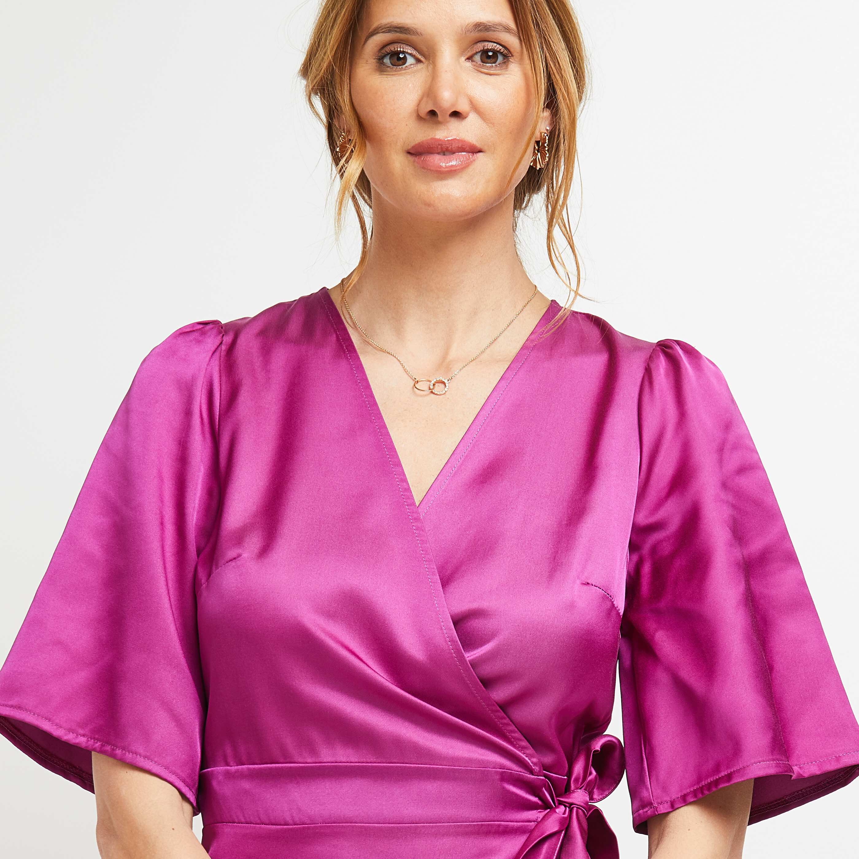 Robe cache coeur femme - VIOLET