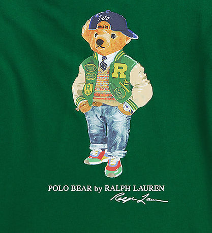 Polo Ralph Lauren H?ttetr?je -  Grøn m. Bamse