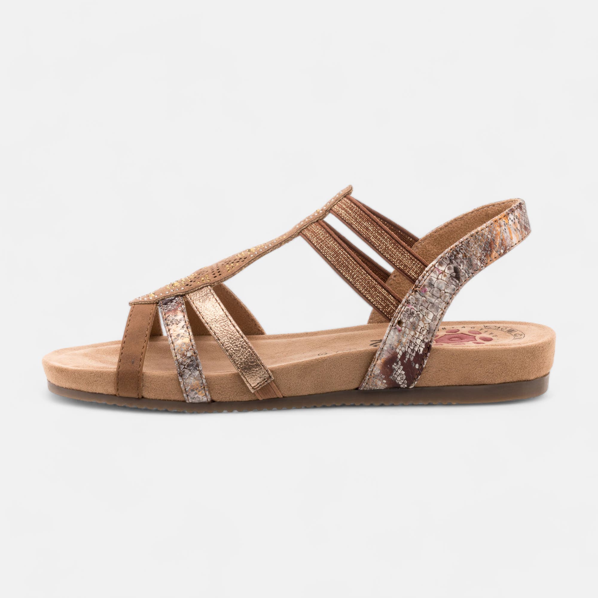 Sandales Femme cognac