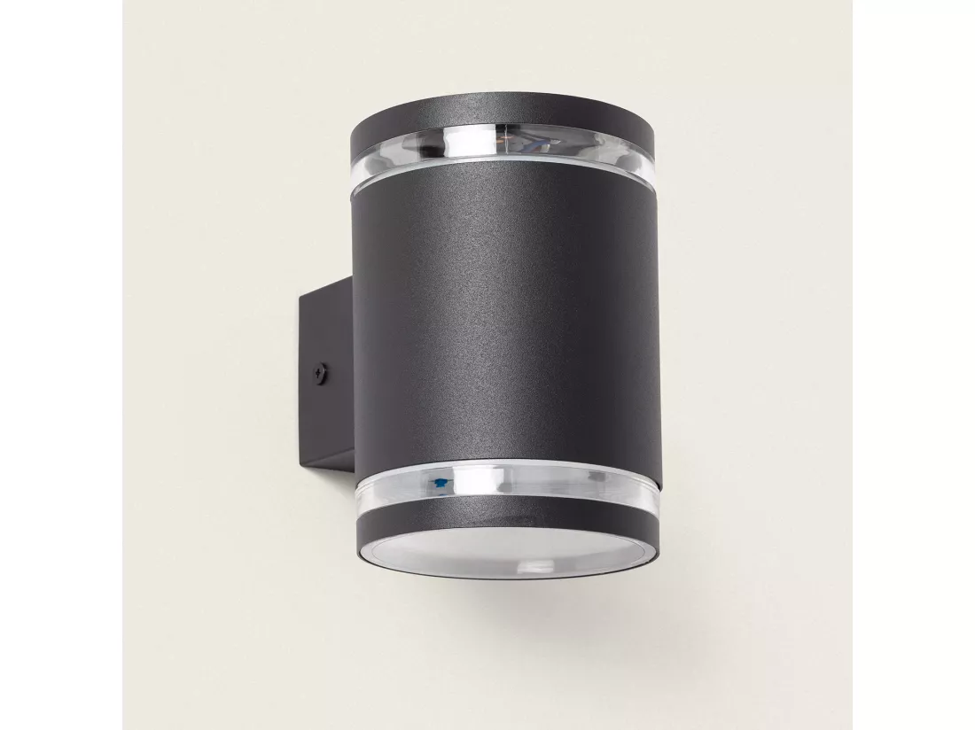 Applique Murale Extérieure Solaire LED Aluminium Gael Noir