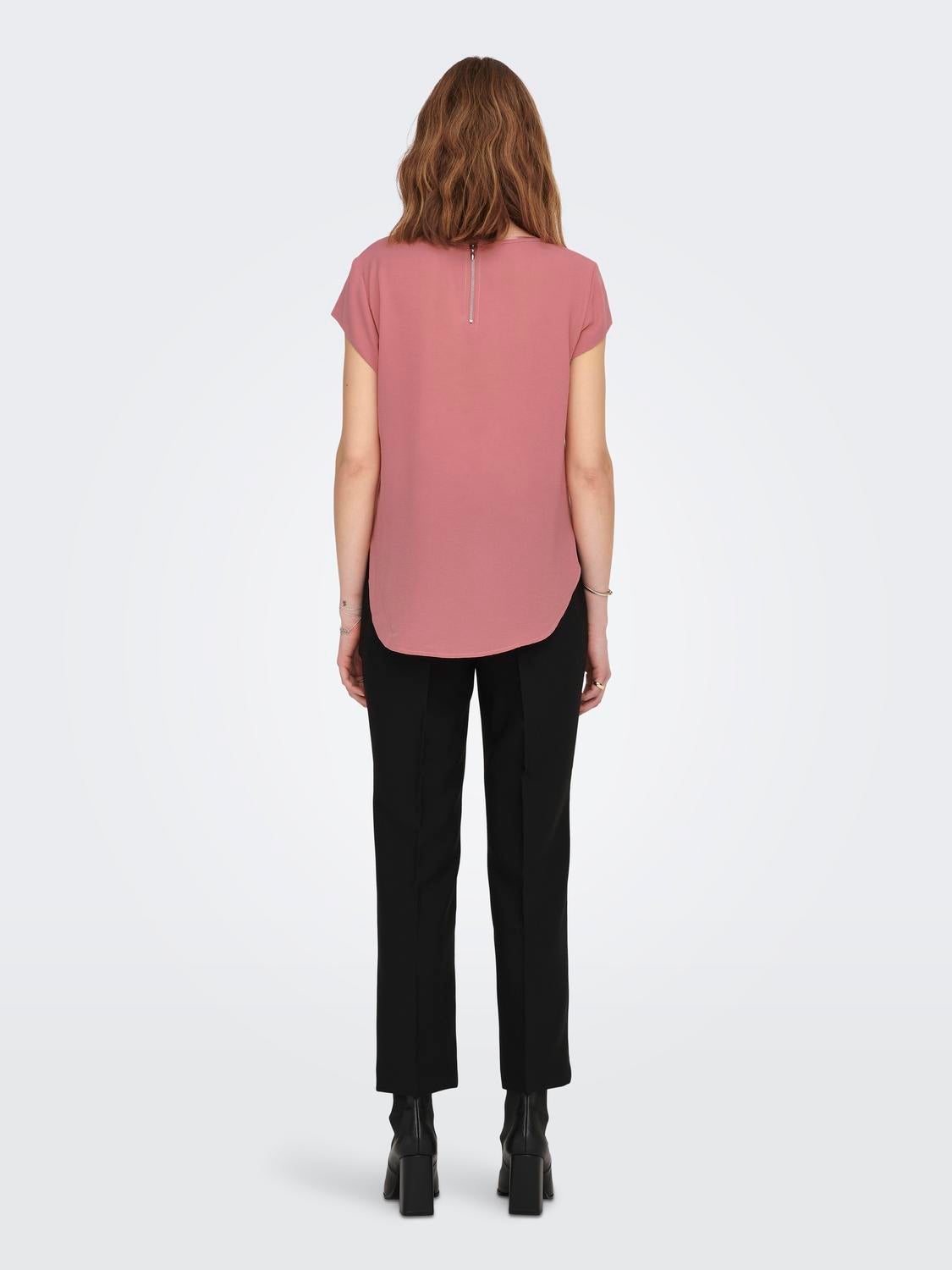 ONLVIC Top Dusty Rose