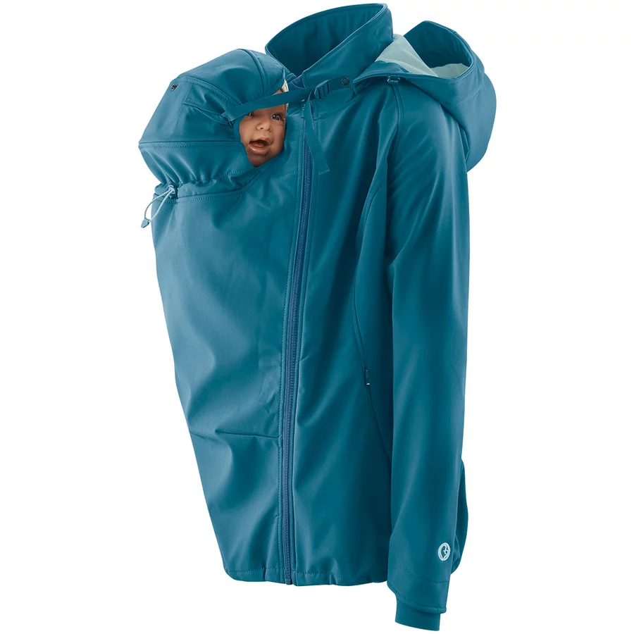 mamalila Softshell-Tragejacke Allrounder teal
