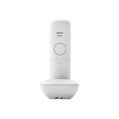 Gigaset E290 - téléphone sans fil à grosse touche - blanc