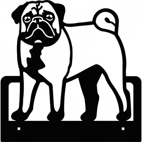 Mural Mod. cor pug Preto