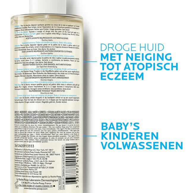 La Roche-Posay Lipikar Reinigingsolie AP+ 750 ML