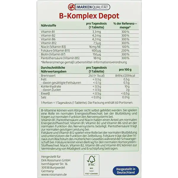 B-Komplex Depot