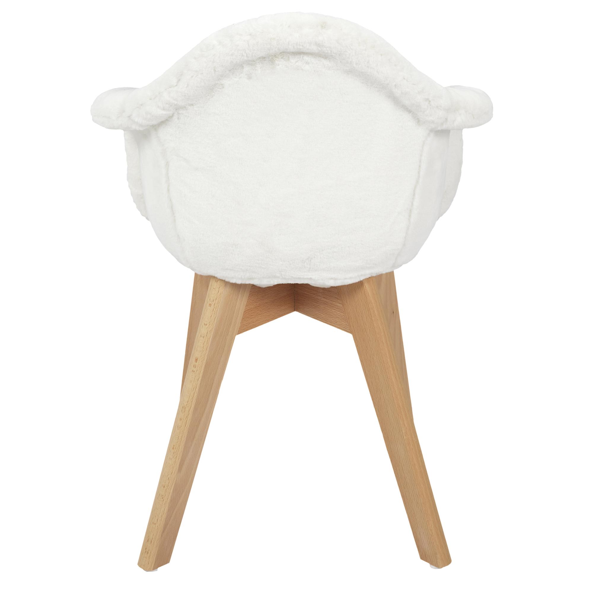 FAUTEUIL ENFANT IMITATION FOURRURE