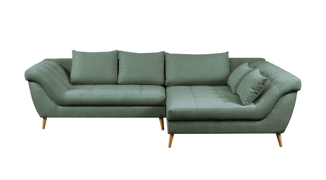 Ecksofa ANDERSON 315 x 175 cm olivgrün