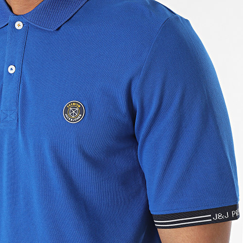 Polo Manches Courtes Rubber Bleu Roi