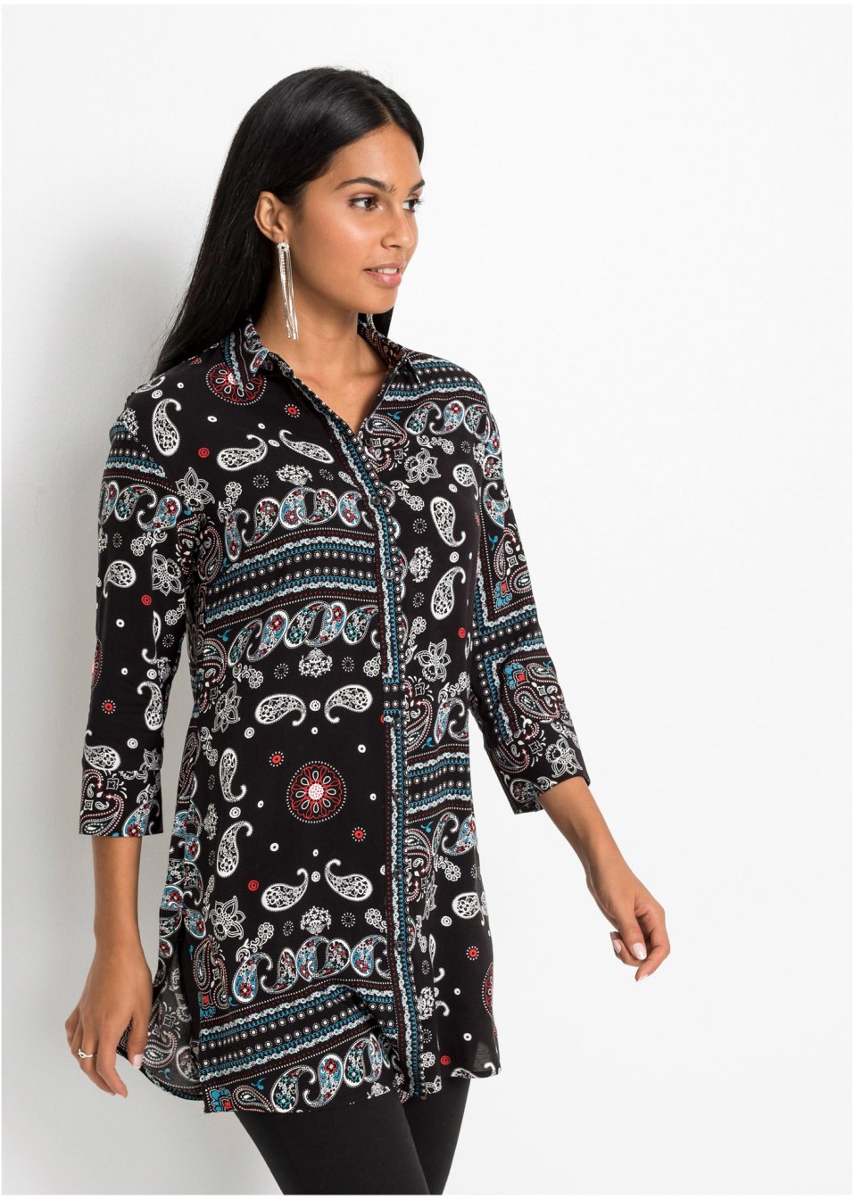 Chemisier long en viscose