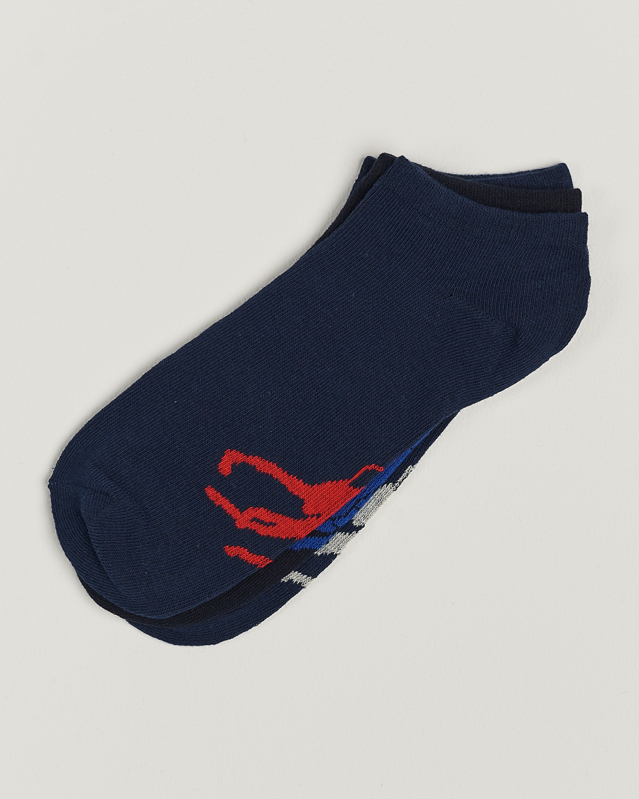 Polo Ralph Lauren 3-Pack Sneaker Sock Navy Multi