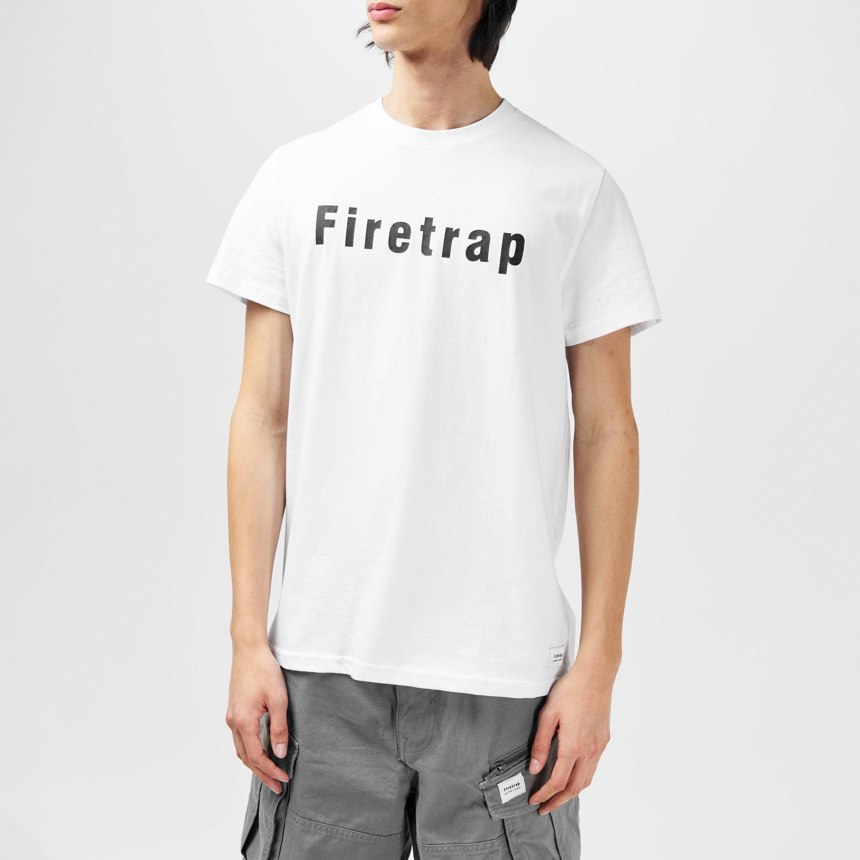 Firetrap Large Logo T Shirt Mens
