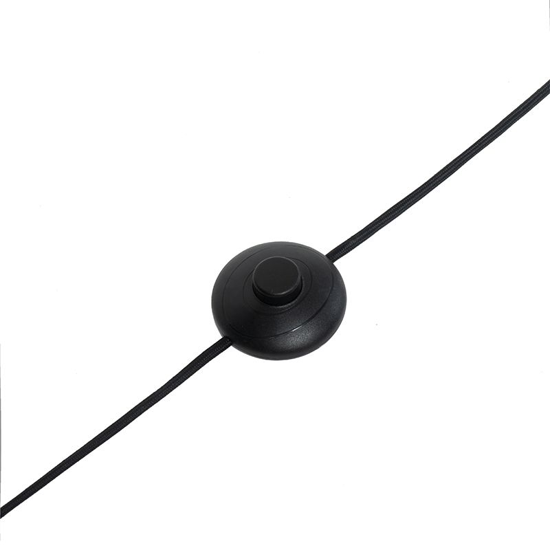 Design vloerlamp zwart draad - Johanna