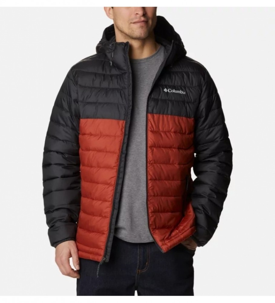 Columbia Chaqueta com capucha Powder Lite vermelho