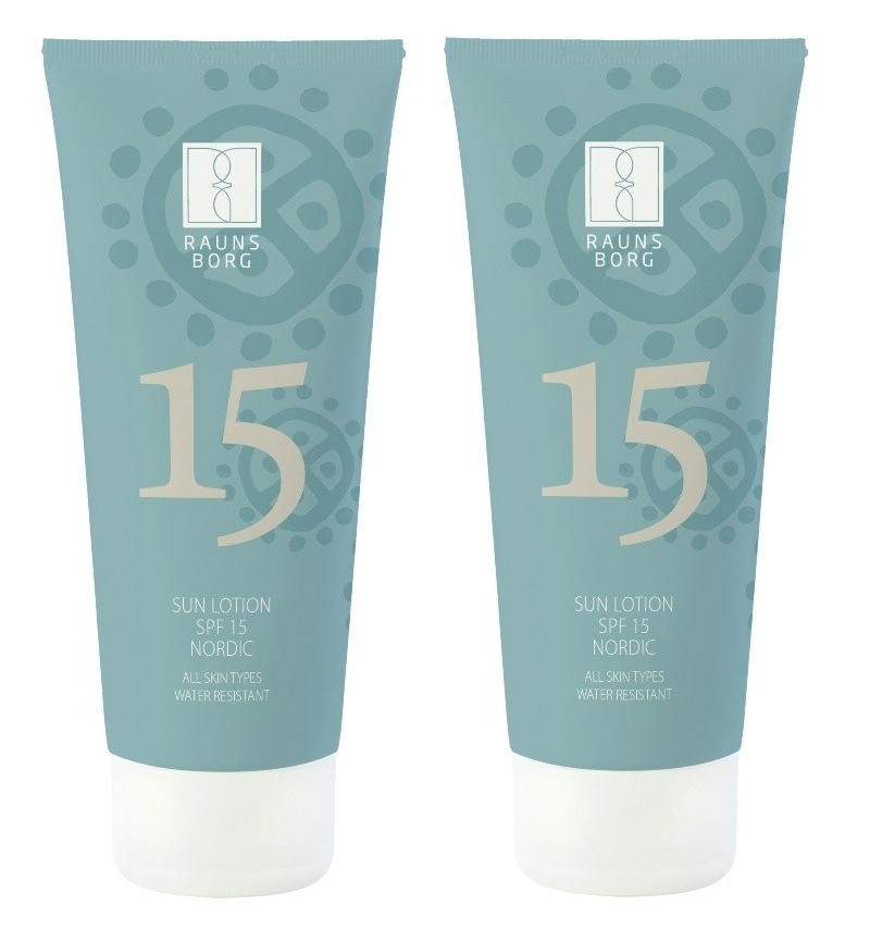 Raunsborg - 2 x Sun Lotion SPF 15 200 ml - Solcreme