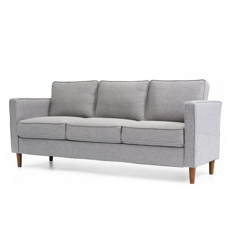 Hana 73&rdquo; Square Arm Sofa