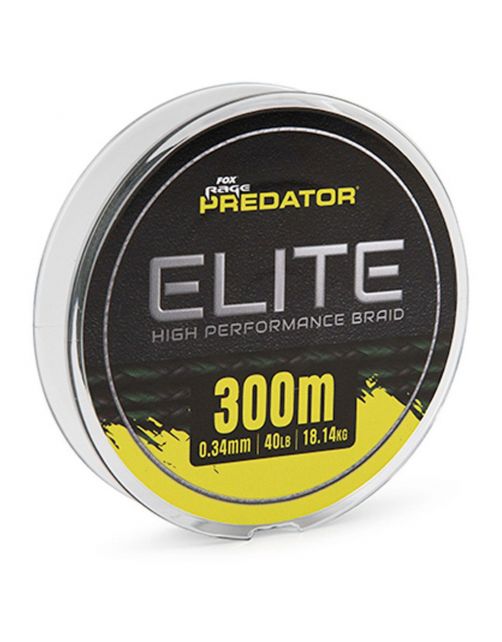 Fox Rage Predator Elite Braid 0.34mm 40lb 300m - Gevlochten lijn -