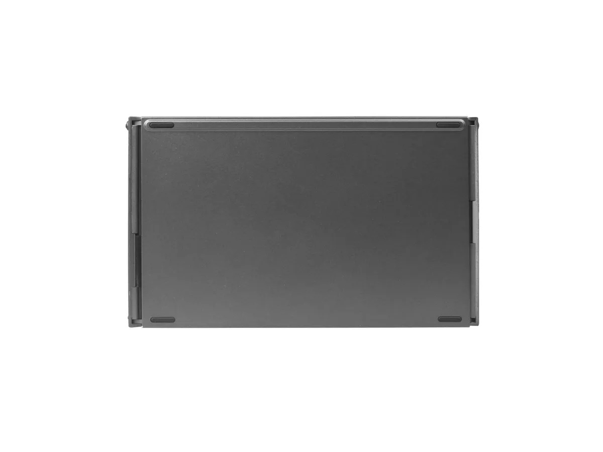 Faltbare Mini Bluetooth Reisetastatur (CH-Layout) mit Touchpad für MacOS / Windows / iOS / Android - Schwarz