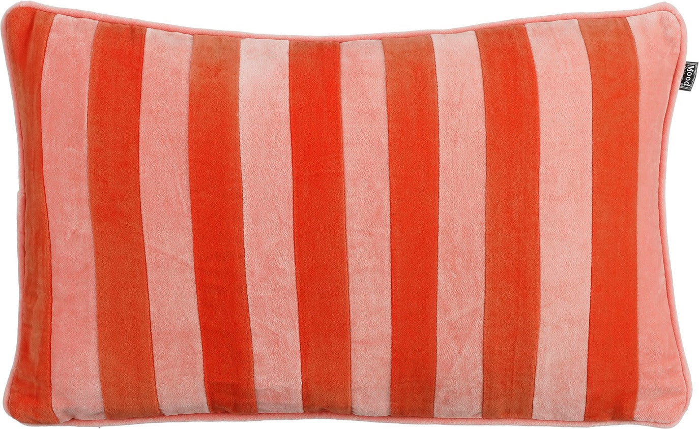 In the Mood sierkussen Clair roze / oranje 55 x 35 cm