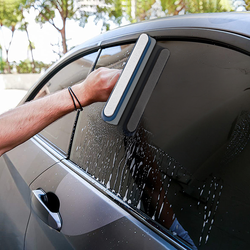 Auto Reinigungs Fenster Abzieher KFZ Pflege Wischer - Weiss
