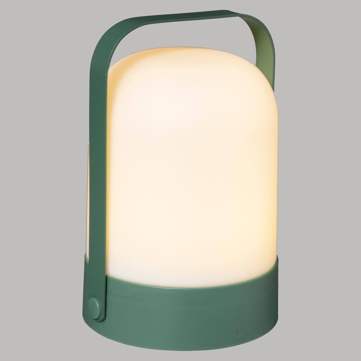 LAMPE OUTDOOR VERT SAPIN OU GRIS H.21.5CM