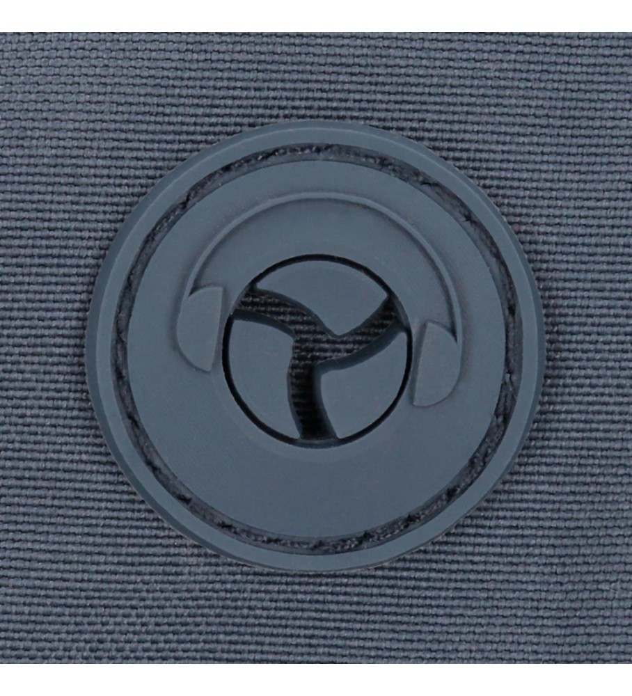 Mochila Pepe Jeans com suporte adaptável para computador, modelo Pepe JeansTom, dois compartimentos, azul escuro.