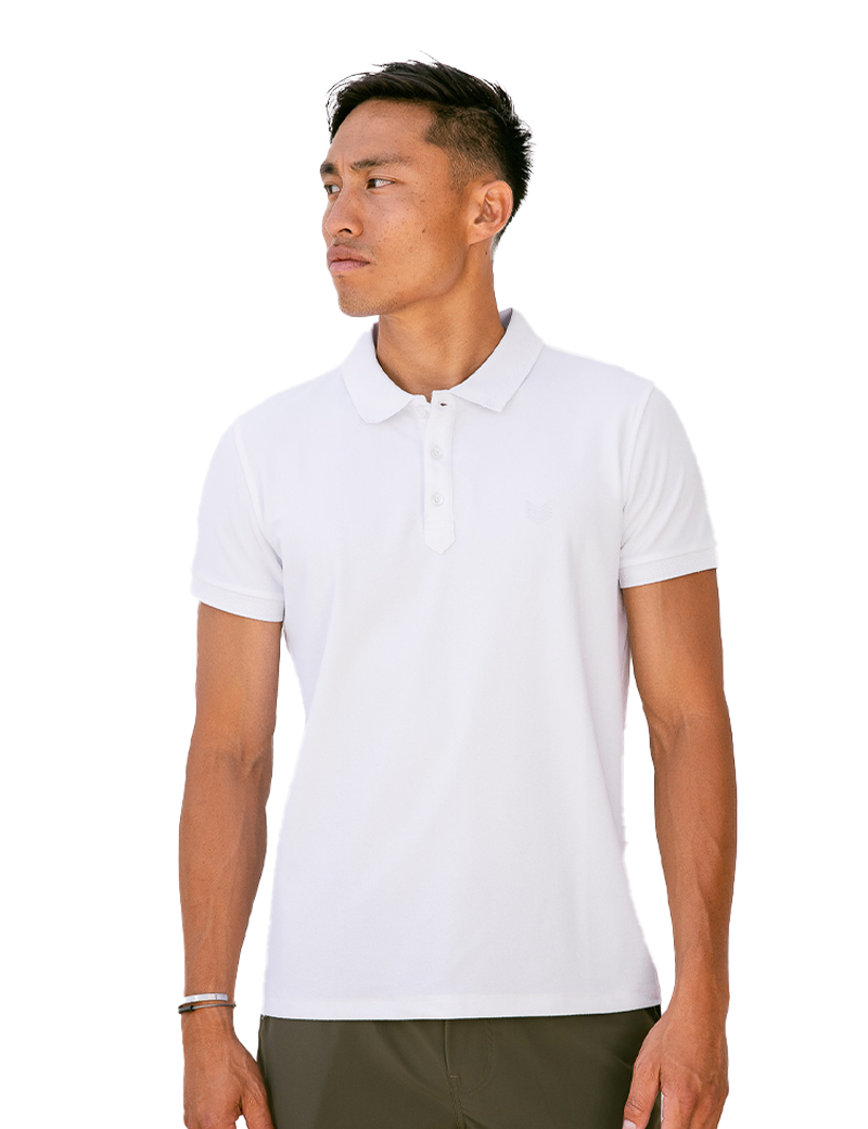 HBT POLO HOMME  ÉPONGE ROCK BLANC