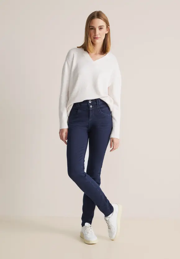 Slim Fit Thermojeans - clean indigo wash
