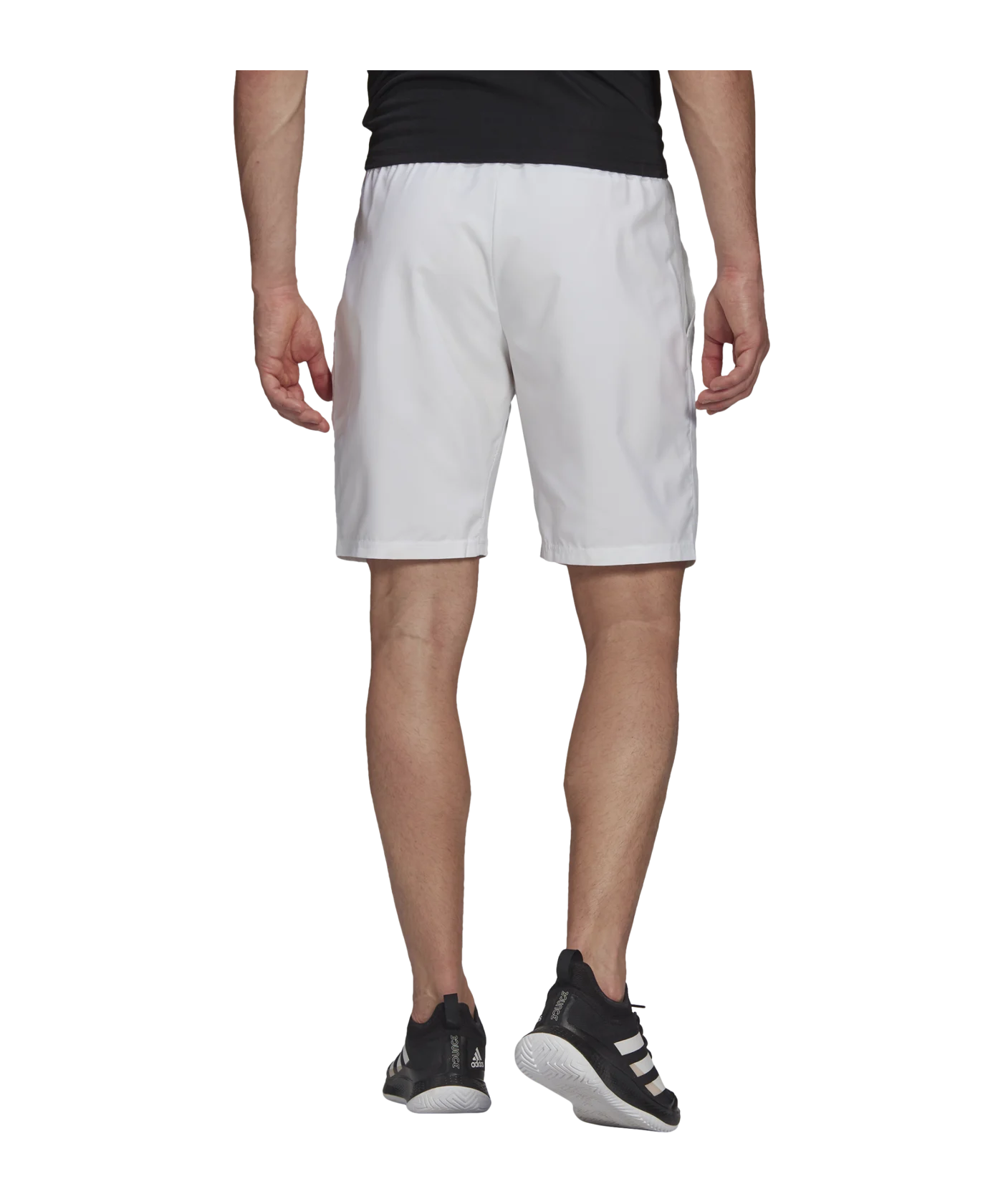 adidas 3 Stripes Tennis Short Weiss Schwarz
