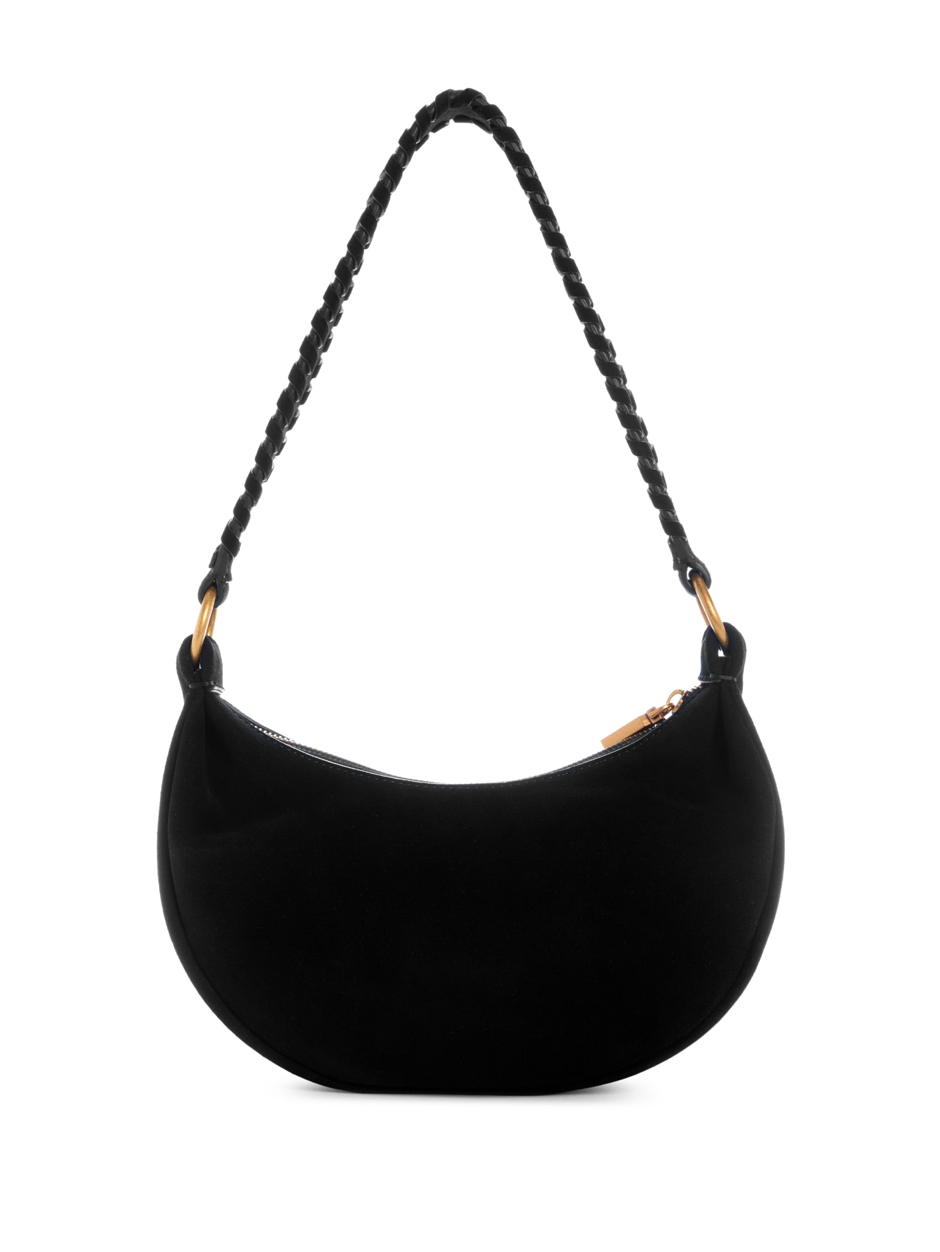 Bolsa Hobo Amita em Camurça