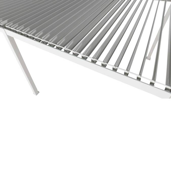 Pergola électrique bioclimatique autoportante EVORA Argile