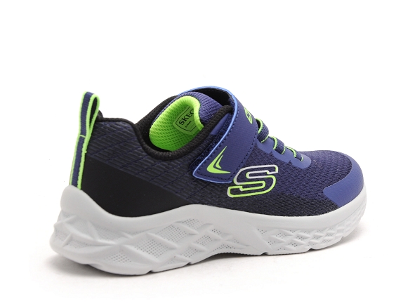Skechers basses enfant microspec2 403924l bleu