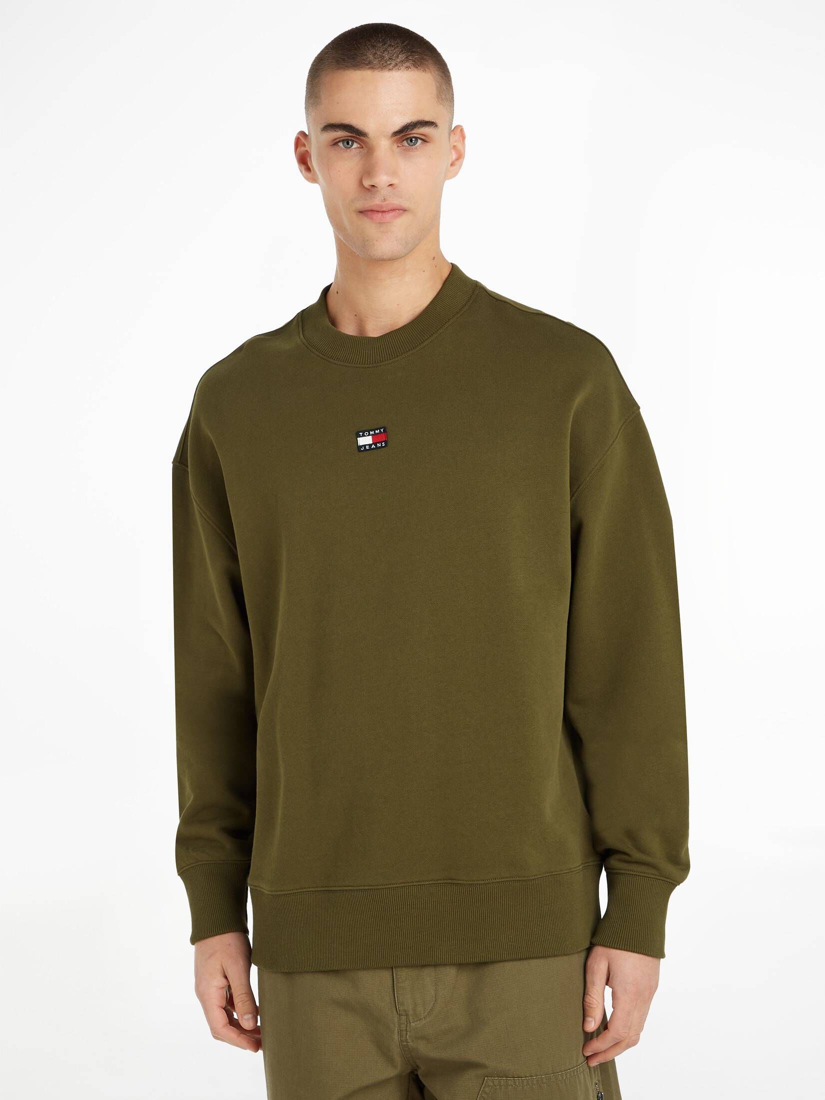 Tommy Jeans| Herren Sweatshirt TJM RLX XS BADGE CREW